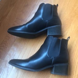 Target A New Day black heeled ankle boots
